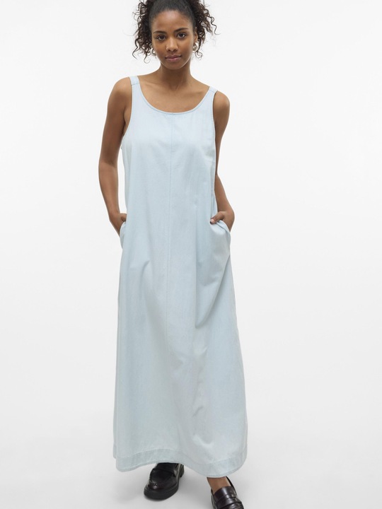 Actual product image Vero Moda VMESTELLA Langes Kleid Jeanskleid (XL)