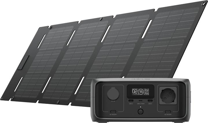 Actual product image EcoFlow River 3 UPS und 45W Solar Panel (245 Wh, 3.55 kg)