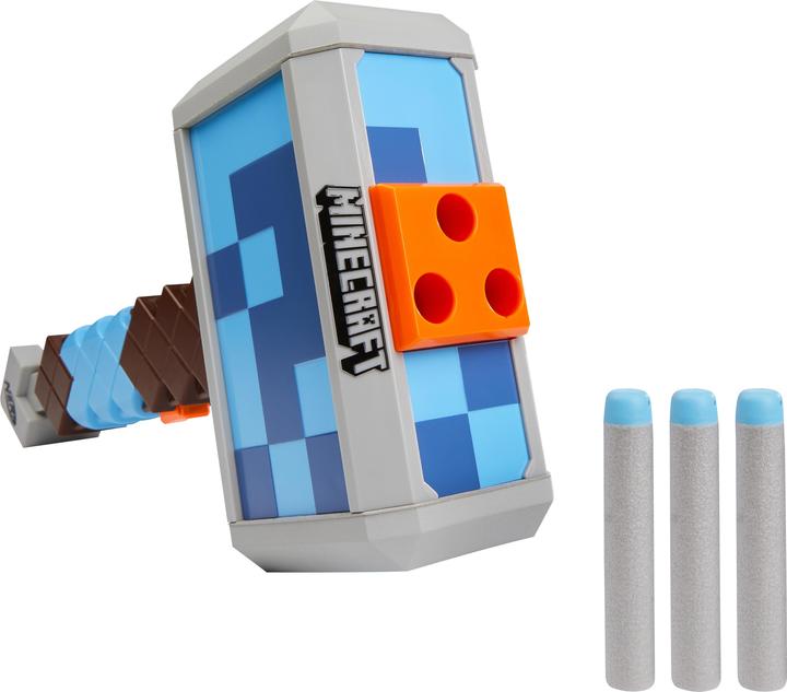 Produktbild Nerf Darts abfeuernder Minecraft Stormlander Hammer