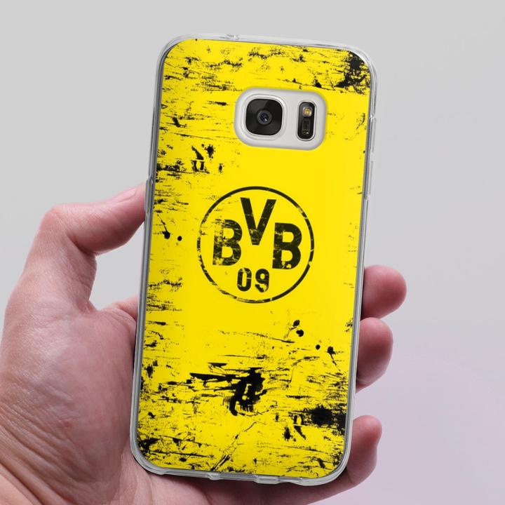Produktbild DeinDesign Silikon Hülle für Samsung Galaxy S7 Handyhülle Case Smartphone Schutzhülle BVB Borussia Dortmund (Samsung Galaxy S7)
