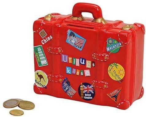 Immagine prodotto Sombo Valigia con adesivo per le vacanze (14 x 6 x 13 cm)