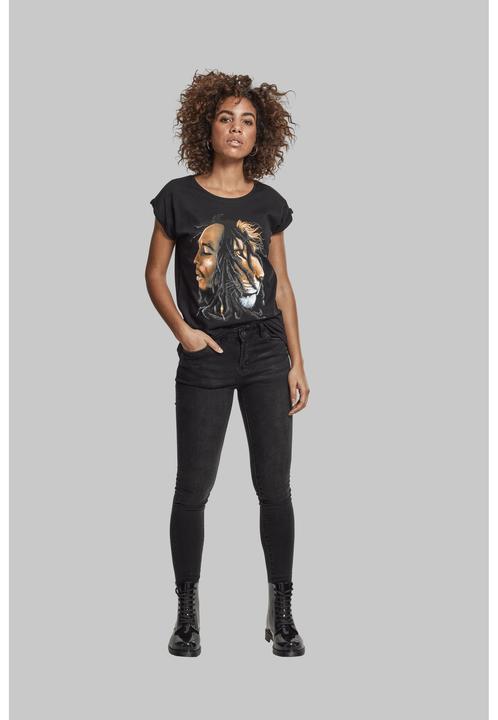 Produktbild Merchcode Ladies Bob Marley Lion Face Tee (XS)