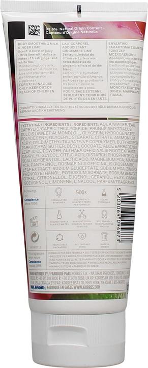 Immagine prodotto Korres Latte per il corpo Ginger Lime (Latte corpo, 200 ml)