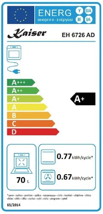 Energie-Label Kaiser EH 6726 AD+KCT 6185 Em