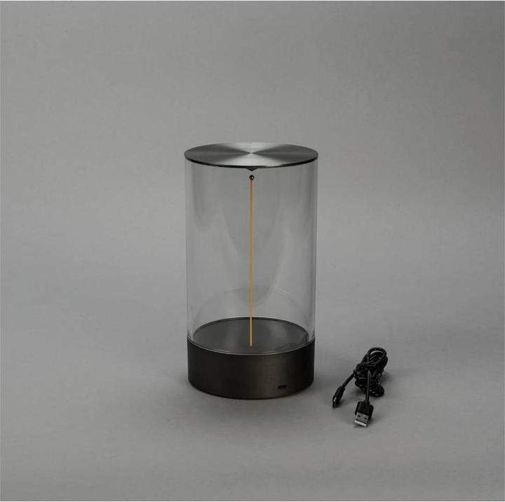 Actual product image Konstsmide Edison M LED Table Lamp for Indoor and Outdoor Use, Battery Powered with USB-C Cable