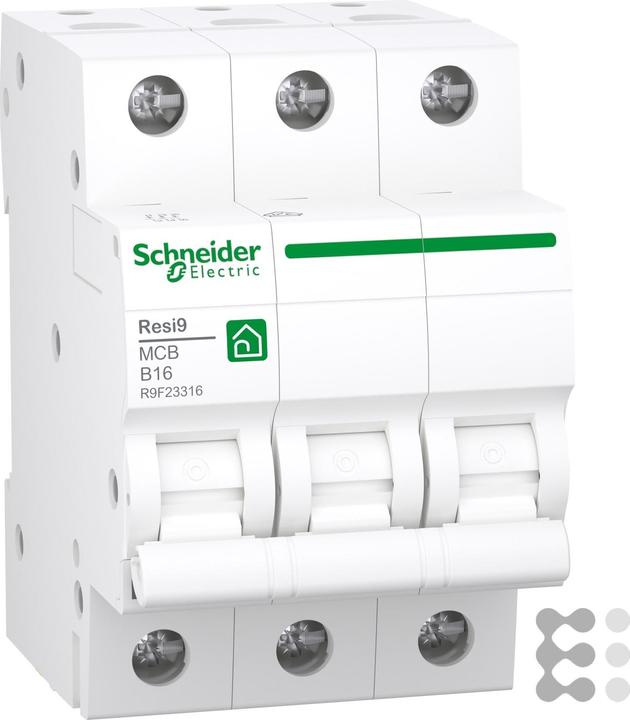 Actual product image Schneider Electric Automatic control unit B 16A 3-pole R9F23316 Resi9