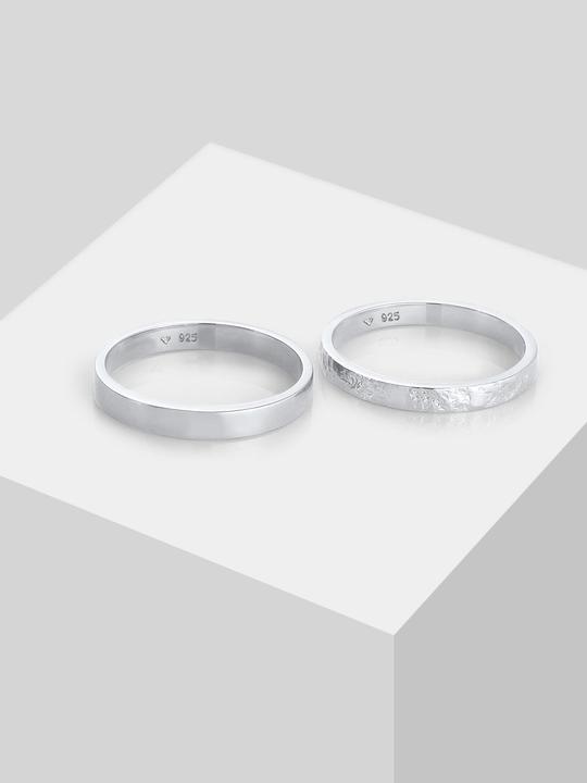 Immagine prodotto Elli Set Basic Look Gehämmert (54, 925 Argento)