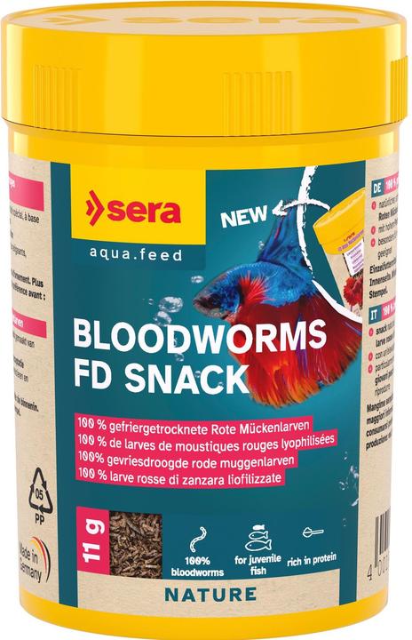 Immagine prodotto Sera FD Larve di zanzara 100ml (Pesce ornamentale, 100 ml)