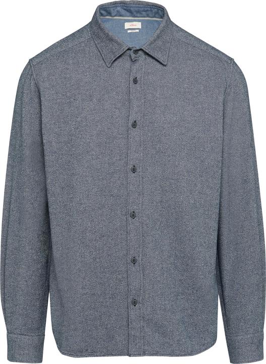 Image du produit S.Oliver Hemd Regular Fit: Wärmendes Hemd aus mehrfarbigem Twill (XXL)