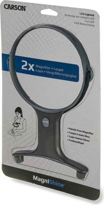 Image du produit Carson Optical HF-66 Loupe à main libre MagniFree avec éclairage LED