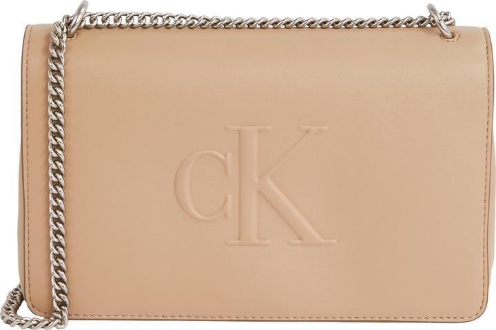 Actual product image Calvin Klein Sculpted Flap Shoulder Bag