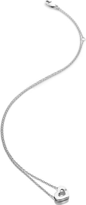 Actual product image Hot Diamonds Diamond amulet heart necklace (Silver 925, 40 - 45 cm)