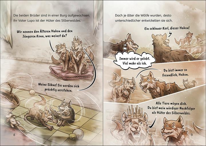 Produktbild Loewe Leselöwen 3. Klasse - Das Duell der Wölfe (Deutsch, Philipp Ach, Barbara Rose, 2024)