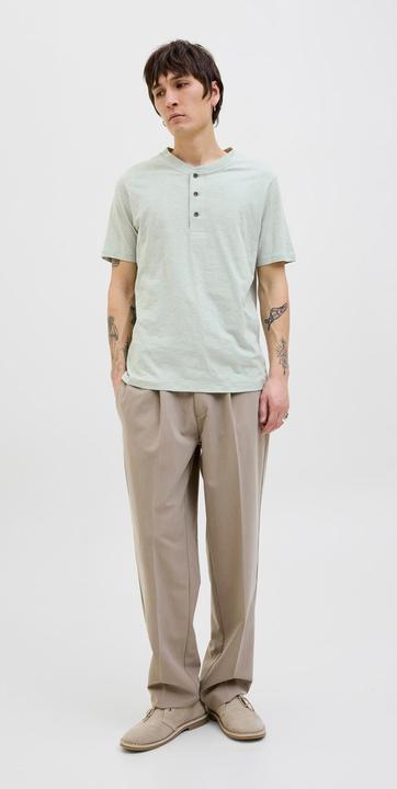 Immagine prodotto Jack & Jones Maglietta con colletto mandarino a tinta unita (XXL)