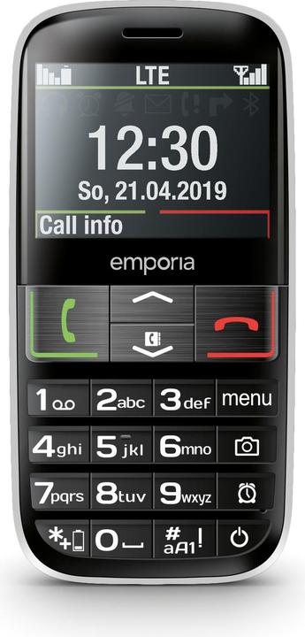 Actual product image Emporia ACTIVE 4G Black 2.3 Easy to use 4G â€“ official version of the UK and Ireland (2.31", 2 Mpx, 4G)
