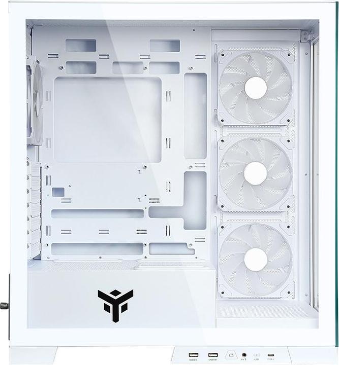 Actual product image Itek SHOWBUI 45W Tower White (ATX, mATX, Mini-ITX)