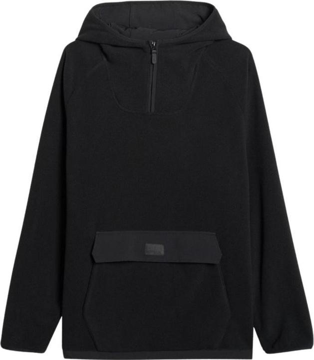 Produktbild 4F Herren-Fleece-Sweatshirt, tiefschwarz (S)