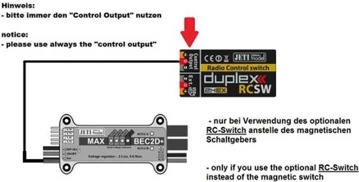 Actual product image Jeti MAX BEC 2D Plus EX Regulator