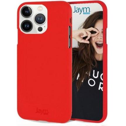 Jaym Hülle Premium Soft Feeling, Rot Series (Apple iPhone 15 Pro Max), Smartphone Hülle, Rot