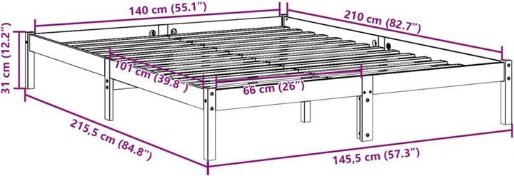 Actual product image vidaXL Gill (140 x 210 cm)