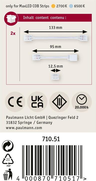 Produktbild Paulmann MaxLED Connector