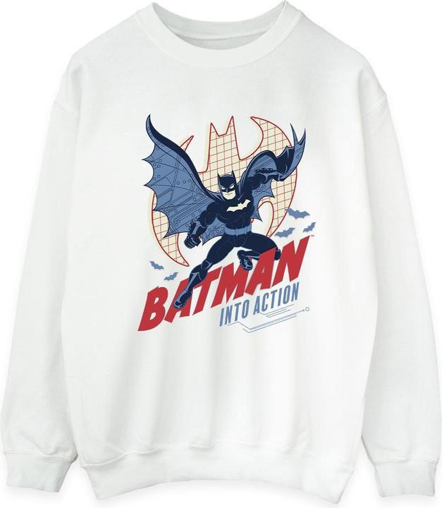 Produktbild Batman Into Action Sweatshirt aus Baumwolle (M)