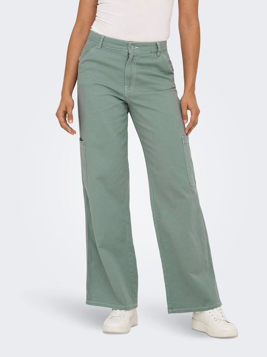 Produktbild JdY Weiter Beinschnitt Hohe Taille Hose Cargo-Hose (XS)