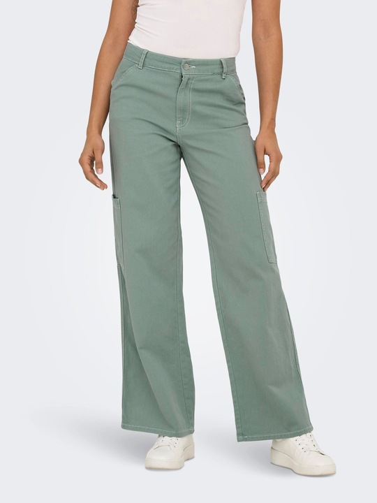 Produktbild JdY Weiter Beinschnitt Hohe Taille Hose Cargo-Hose (L)