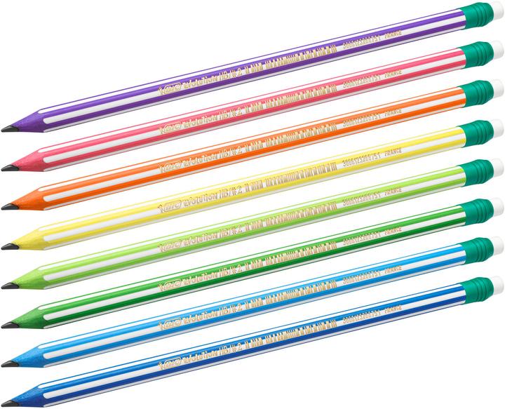 Produktbild Bic Evolution Stripes (2 mm, HB, 12x)