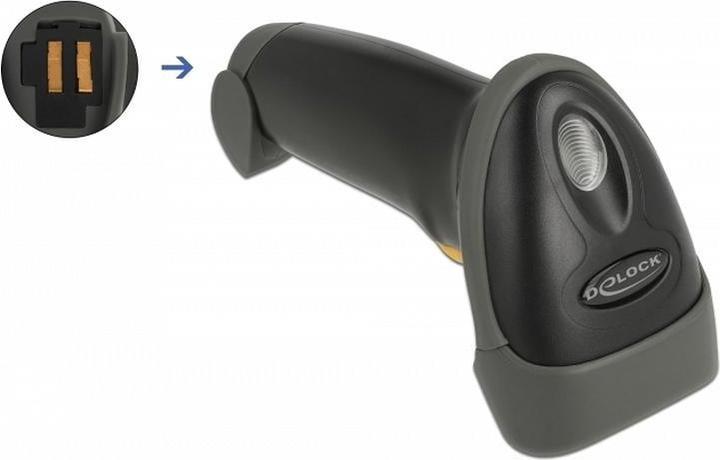 Immagine prodotto Delock Scanner di codici a barre da 2,4 GHz 1D e 2D con stazione di ricarica (Codici a barre 2D, Codici a barre 1D)
