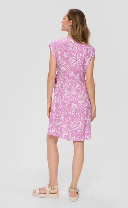 Actual product image S.Oliver Kleid Viskose-Kleid im Relaxed Fit mit Knoten-Detail (48)