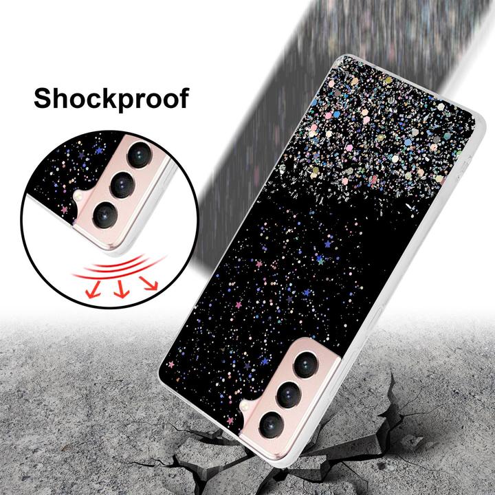 Produktbild Cadorabo TPU Cover funkelnder Glitter (Samsung Galaxy S21 5G)