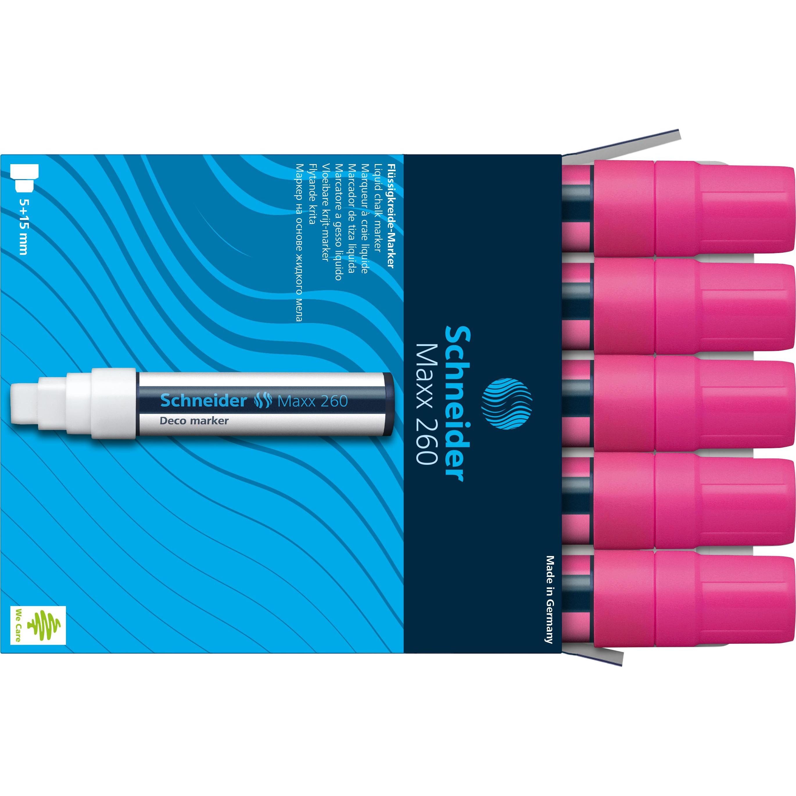 Schneider, Marker, Kreidemarker Maxx 260 5-15mm rosa (Magenta, 15 mm, 1 x)