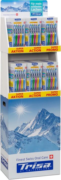 Actual product image Trisa Flexible Head Display Soft/Medium 60x5 pieces (Medium, 1x)
