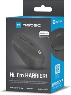 Actual product image Genesis Mouse Harrier 2 Wireless, Black, Bluetooth (Wireless)