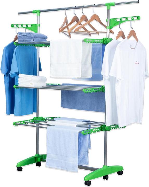 Produktbild JTI Funktioneller Kleiderständer zum Trocknen, grün