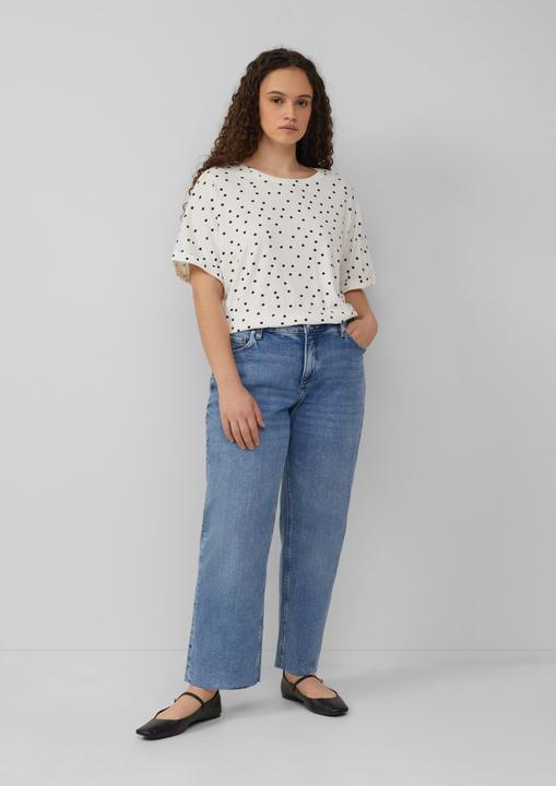 Actual product image S.Oliver T-Shirt Locker geschnittenes T-Shirt aus Modalmix (50)