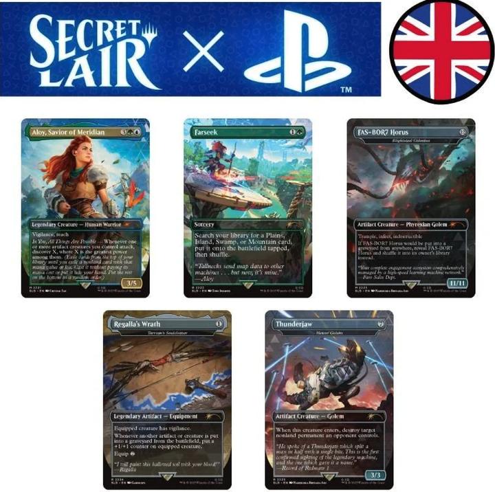 Actual product image Wizards of the Coast Magic ENG Secret Lair X Horizon: Into The Forbidden West (English, Booster Pack)