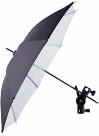 Produktbild Falcon Eyes Reflexschirm UR-60WB Weiss/Schwarz 152 cm (Schirm, 152 cm)