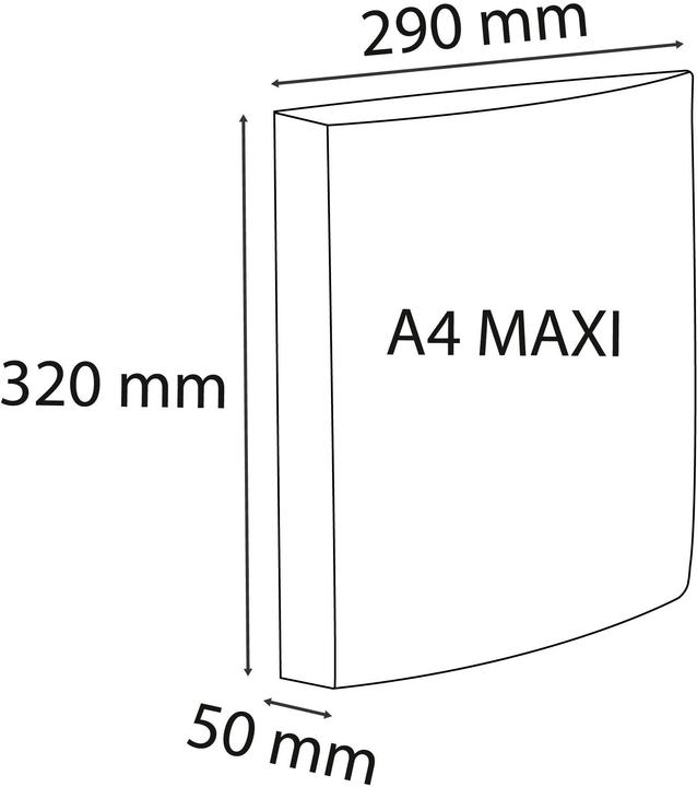 Actual product image Exacompta Exabinder Exactive 275x320mm black (A4, 50 mm, 1 pcs.)