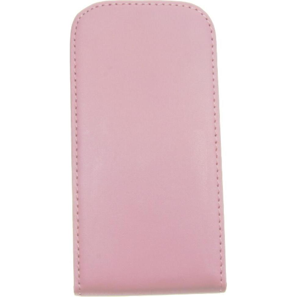 OEM Slim Leather Flip Case Galaxy S3 mini pink (Samsung Galaxy S3 Mini), Smartphone Hülle, Braun