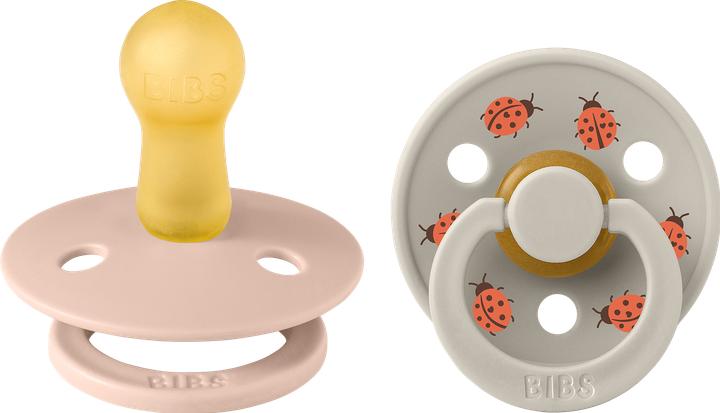 Zubehör für Bibs - Pacifier Studio Colour 2 PACK Ladybug Latex - Blush ...