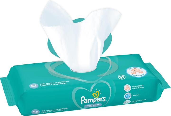 Actual product image Pampers fresh clean (1 x 64 pcs.)