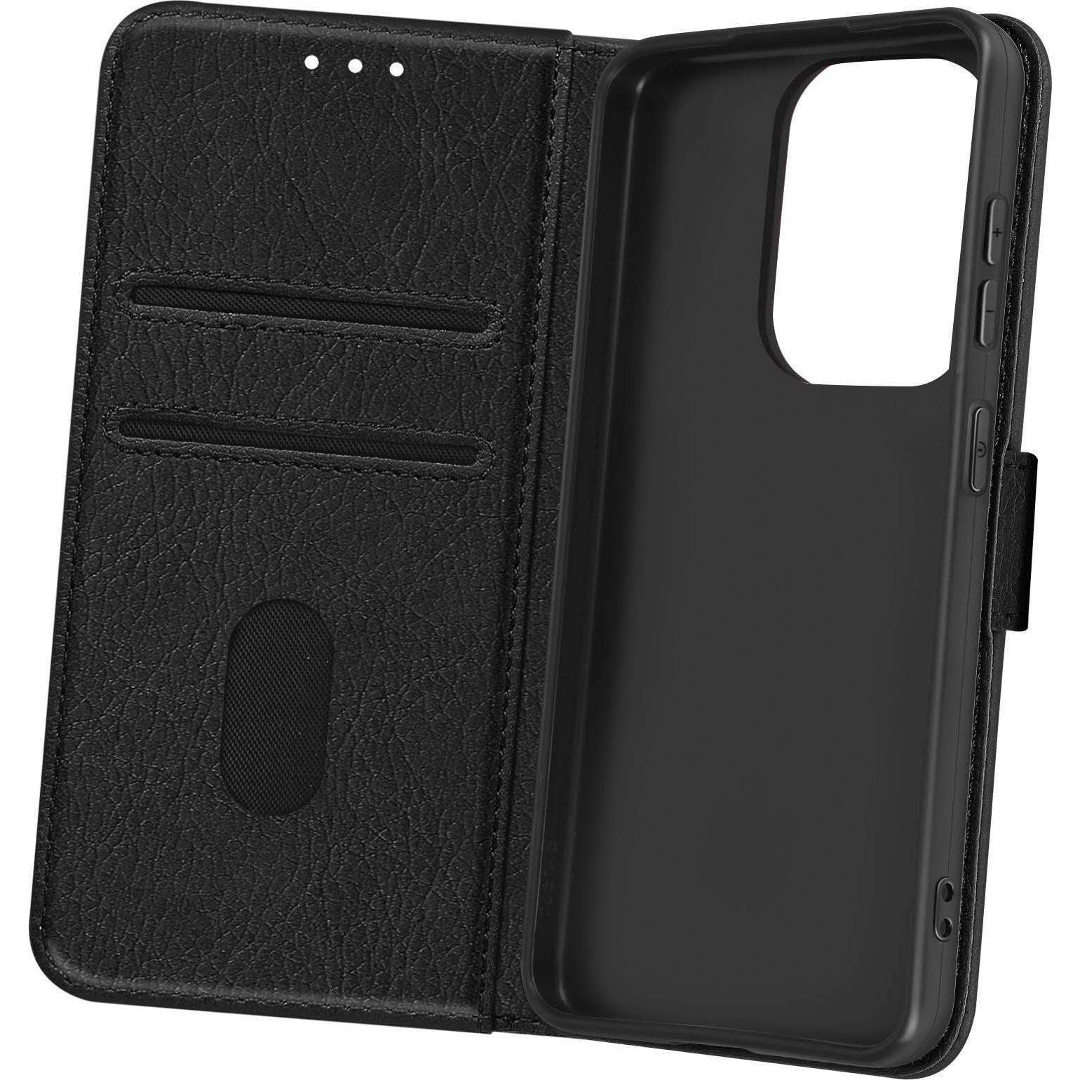Avizar Chesterfield Wallet Cover Series (Xiaomi Redmi Note 13 Pro 4G), Smartphone Hülle, Schwarz