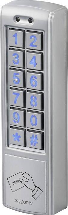 Sygonix SY-6421352 Code-Tastatur mit RFID Oberflächenmontage 12 V DC/AC, 24 V D (Electronic numerical code, Key card)