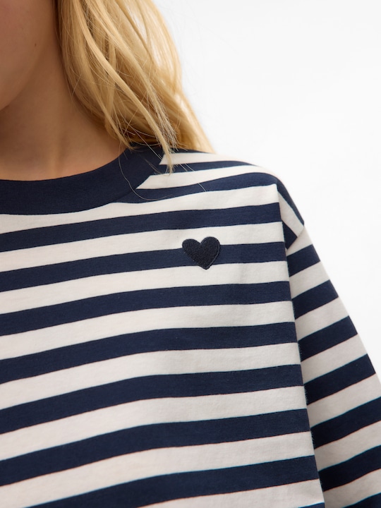 Produktbild Vero Moda Vmleila Stripe Ls Cropped Top Girl Noos (134)
