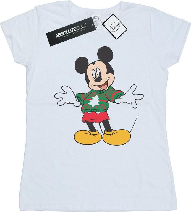 Image du produit Disney - T-shirt MICKEY MOUSE CHRISTMAS JUMPER STROKE - Femme (M)