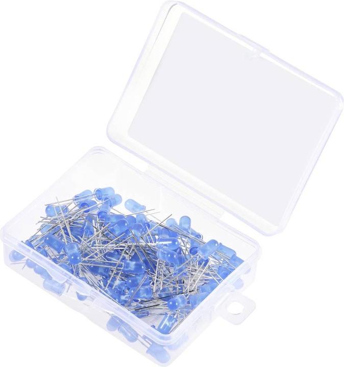Image du produit Tru Components LED câblée Bleu Rond Diffus 2180 mcd 30 ° 20 mA 2.7 V, 3.4 V