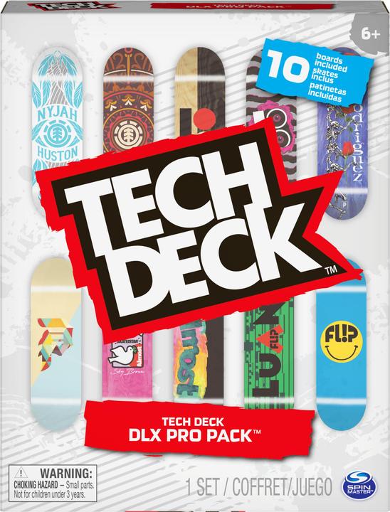 Image du produit Spin Master Tech Deck - DLX Pro Fingerboard Set de 10 pièces