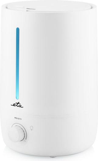 Actual product image ETA Humidifier | 362990000 MOISTY | 40 m³ | 25 W | Water tank capacity 5 L | Ultrasonic technology | Whi (40 m²)